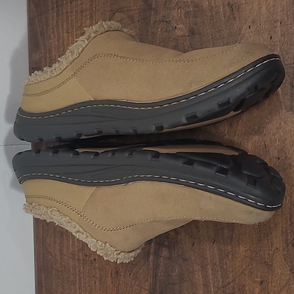 DREW Palmer Clog Brown Microsuede Slipper Clogs Men's sz 10.5 - Picture 7 of 10